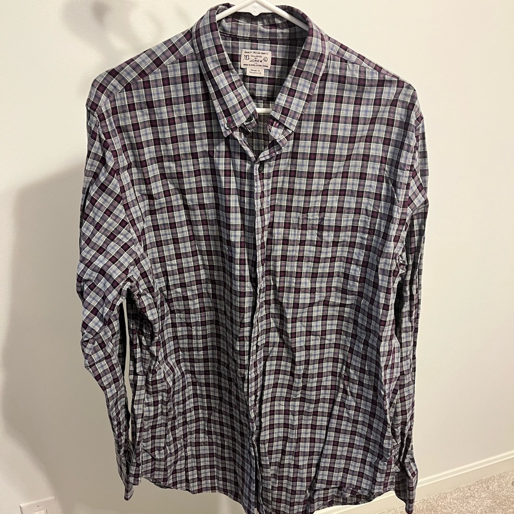 Men’s J Crew Plaid Button Down